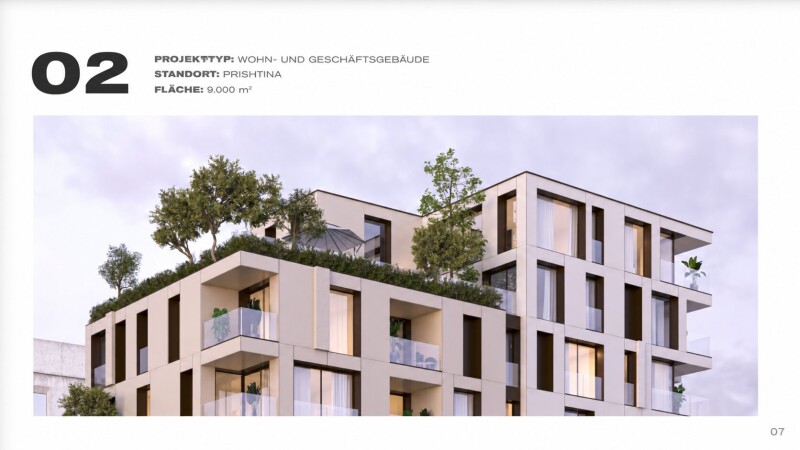 Architektur & Planung – Wohn- und Geschäftsgebäude, 9.000 m²