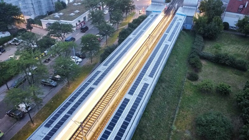 Wien- U-Bahn-Station-200KWP