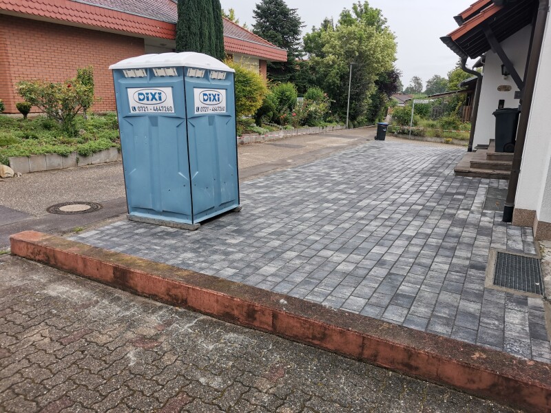 ✅ 120m² Pflaster Römerberg (Komplettbau) | TräumeBau GmbH - Abbruch, Tiefbau, Außenanlagen